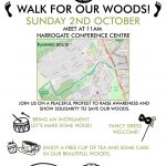 Walk for our Woods poster.